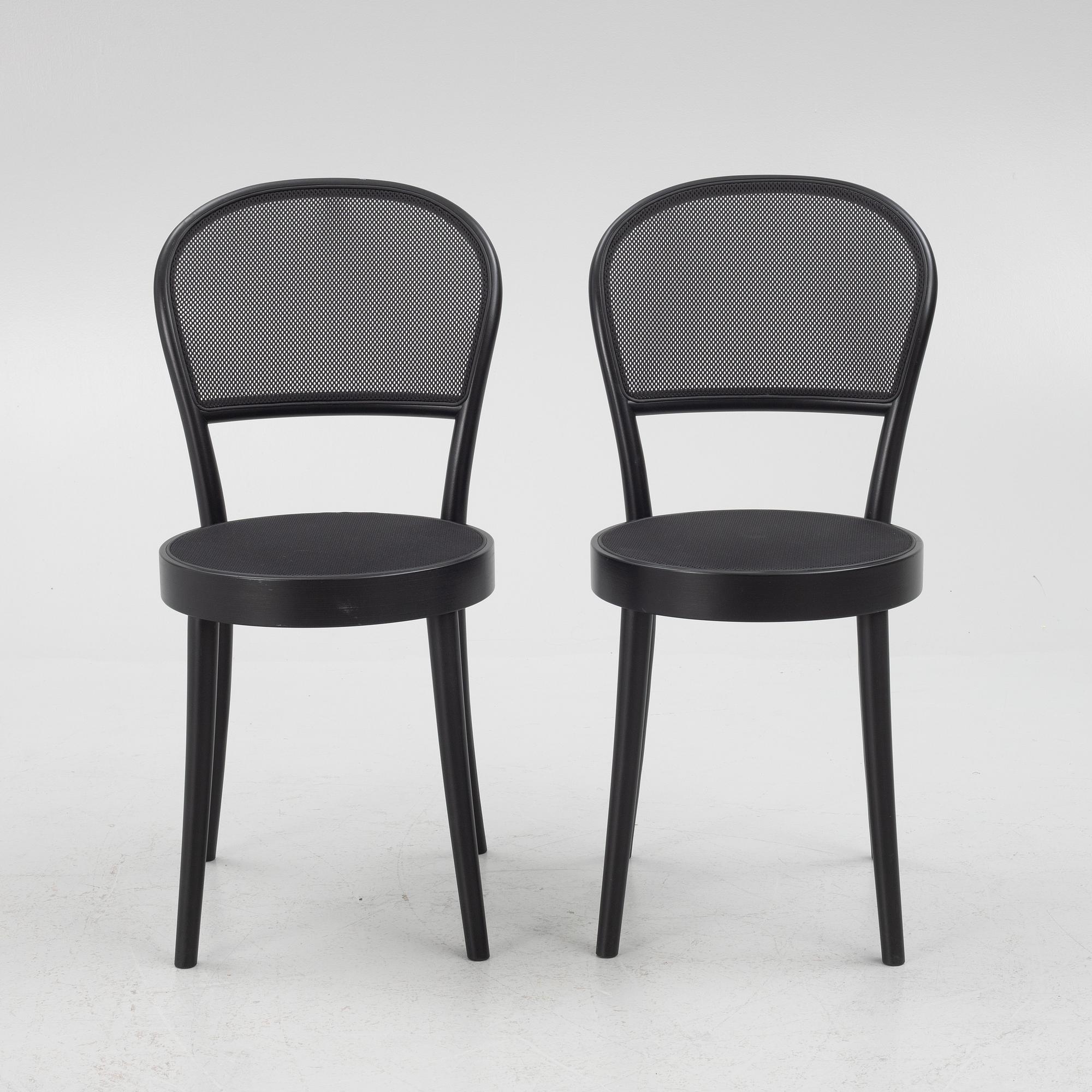 Claesson Koivisto Rune, two '314' chairs, Ton, unique prototypes.