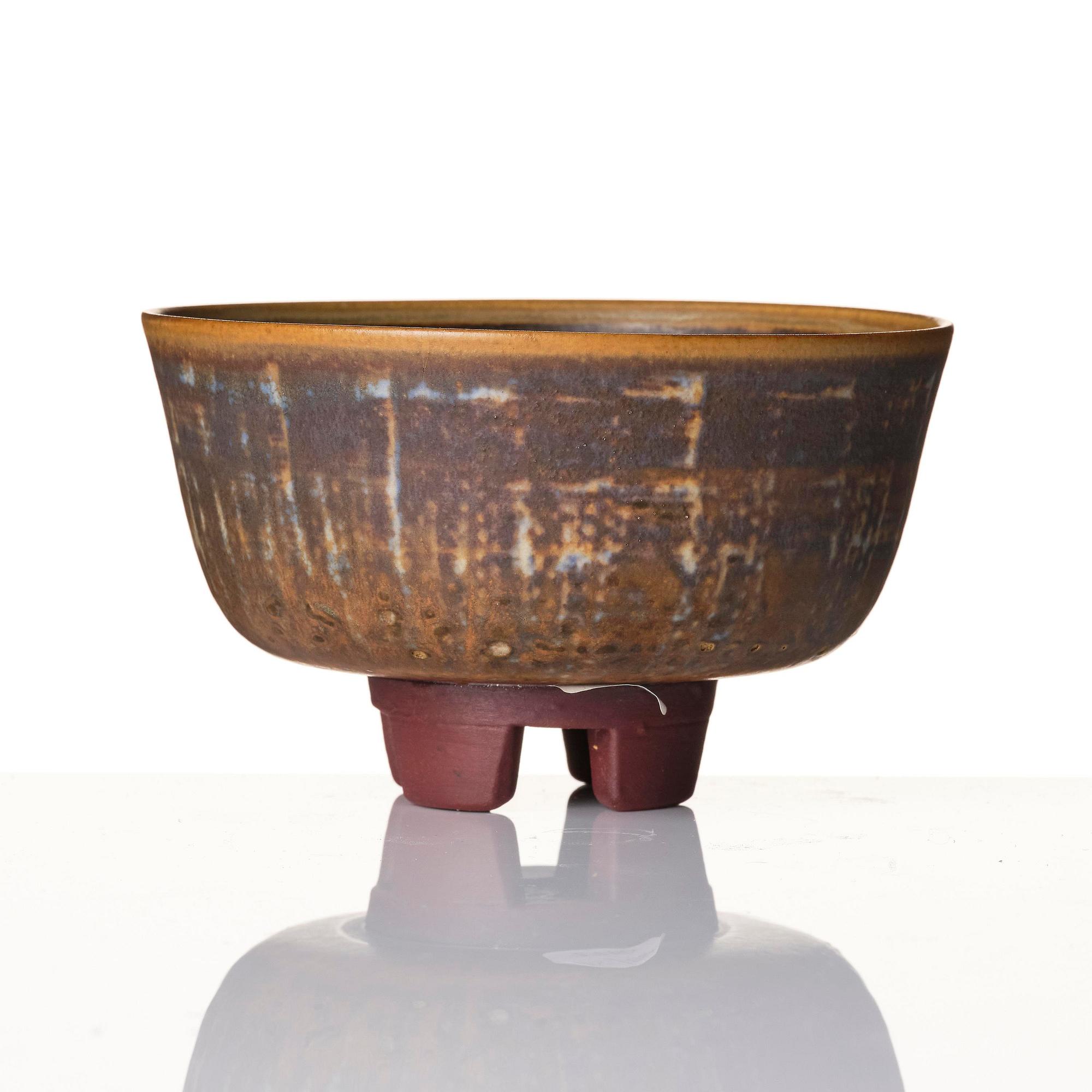 Wilhelm Kåge, a Farsta stoneware bowl, Gustavsberg Studio 1956.