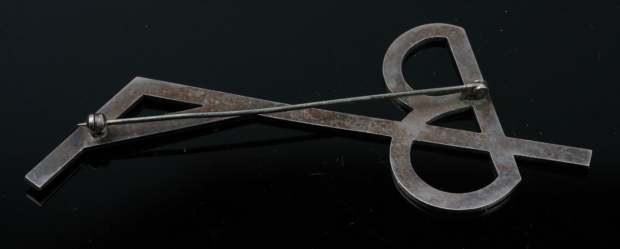 BROSCH, silver, Wiwen Nilsson, Lund, 1939.