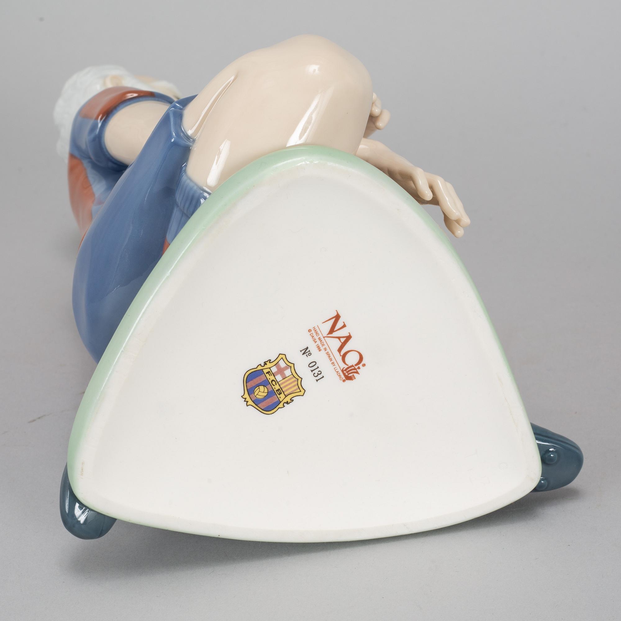 A Lladro porcelain figurine special edition for FC Barcelona.