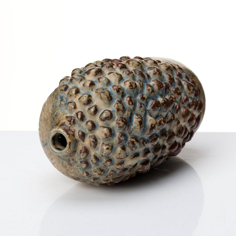 Axel Salto, a Sung glazed 'budding style' stoneware vase, Royal Copenhagen, Denmark 1947.