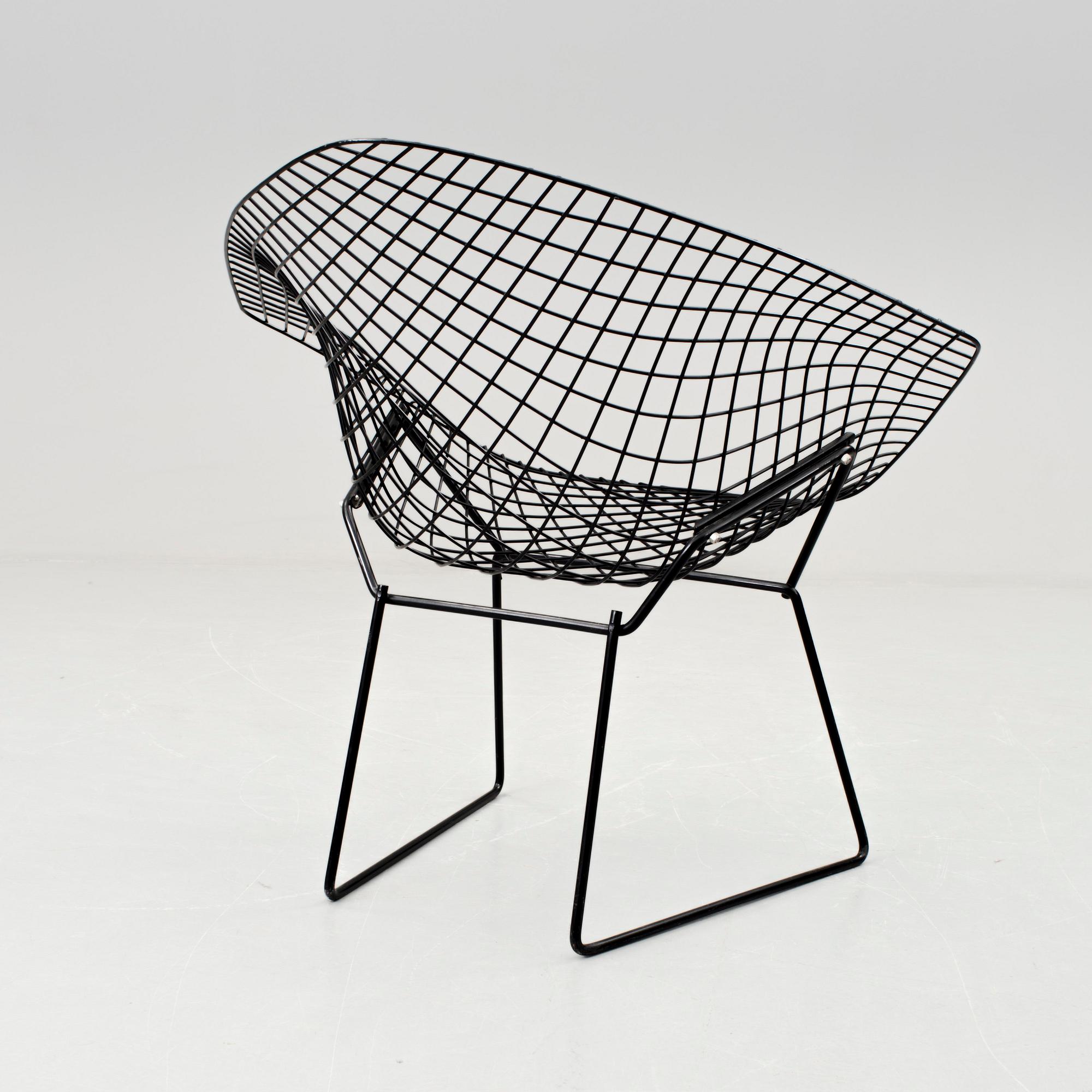 HARRY BERTOIA, fåtölj "Diamond Chair", 1900-talets andra hälft.