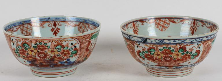 SKÅLAR, 2 st, porslin, Kina, Qianlong, 1700-tal.