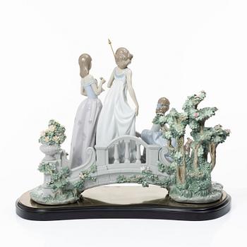 Marco Antonio Noguerón, figurine, "Bridge of Love", Lladró, Spain.