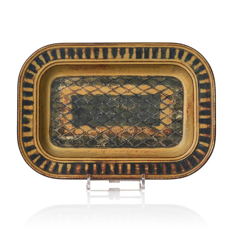 Wilhelm Kåge, a Farsta stoneware dish, Gustavsberg Studio 1959.