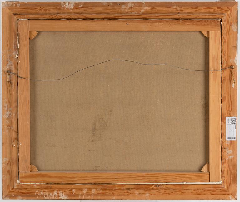 Bente Berg, olja på duk, signerad.