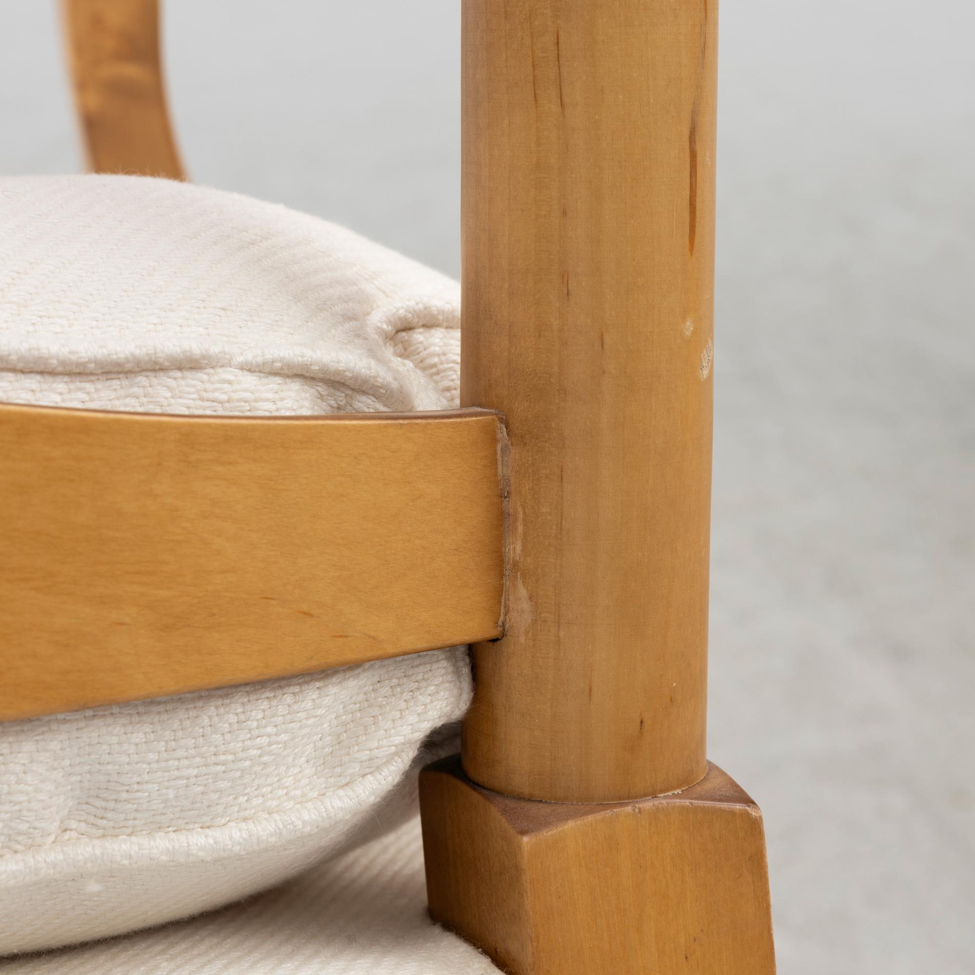 A pair of Gripsholm model armchair, second half of the 20th century.