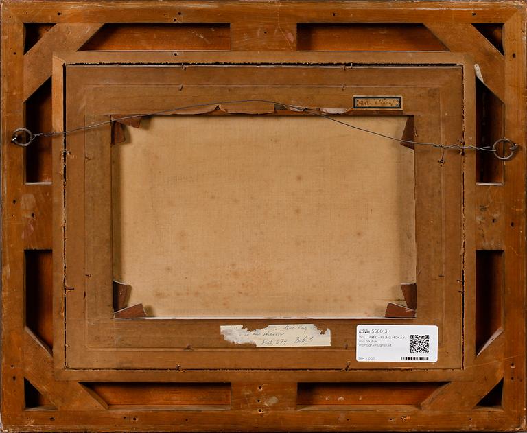WILLIAM DARLING MCKAY, olja på duk, monogramsignerad.