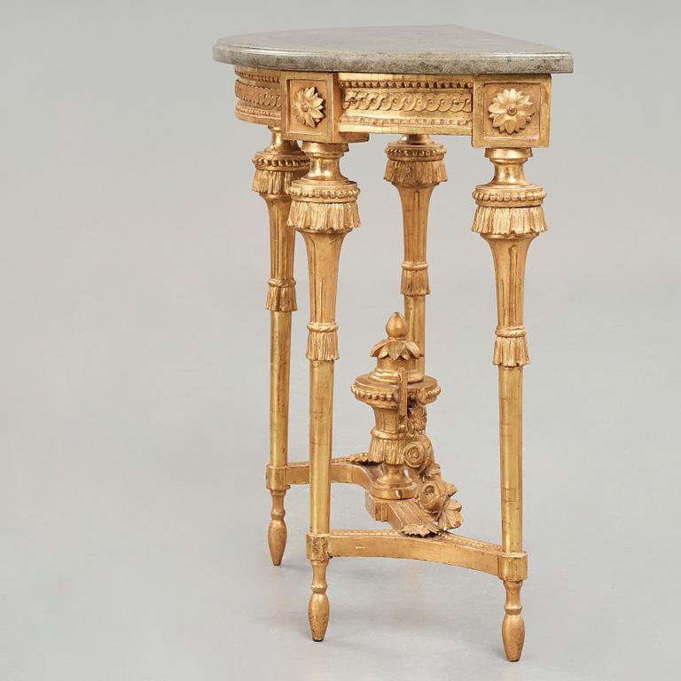 KONSOLBORD, gustavianskt stockholmsarbete, 1700-talets slut.