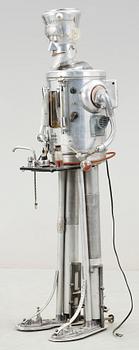 SKULPTUR, metall, glas samt plast, "Frankenstein Robot", Clayton Bailey, 1987.