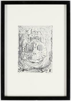 Kent Lindfors · KENT LINDFORS, etsning, signerad och numrerad 9/20.