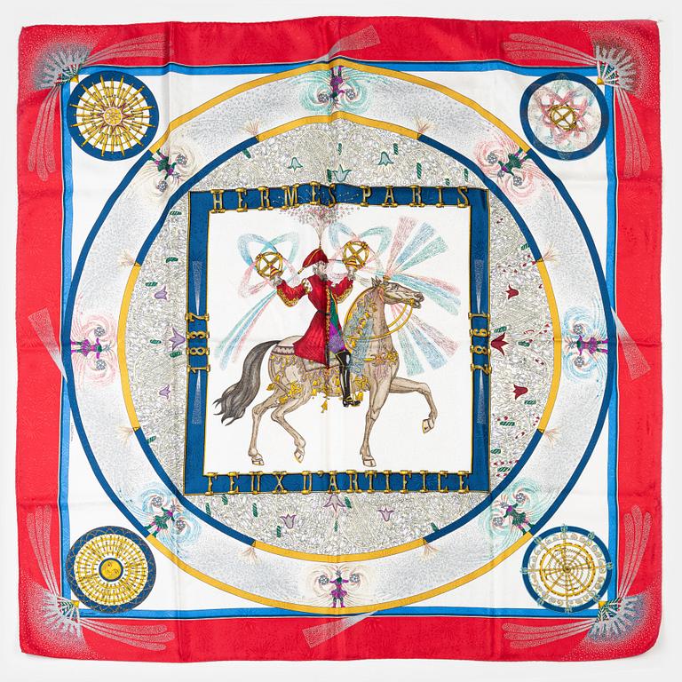 Hermès, scarf, "Feux d'Artifice".
