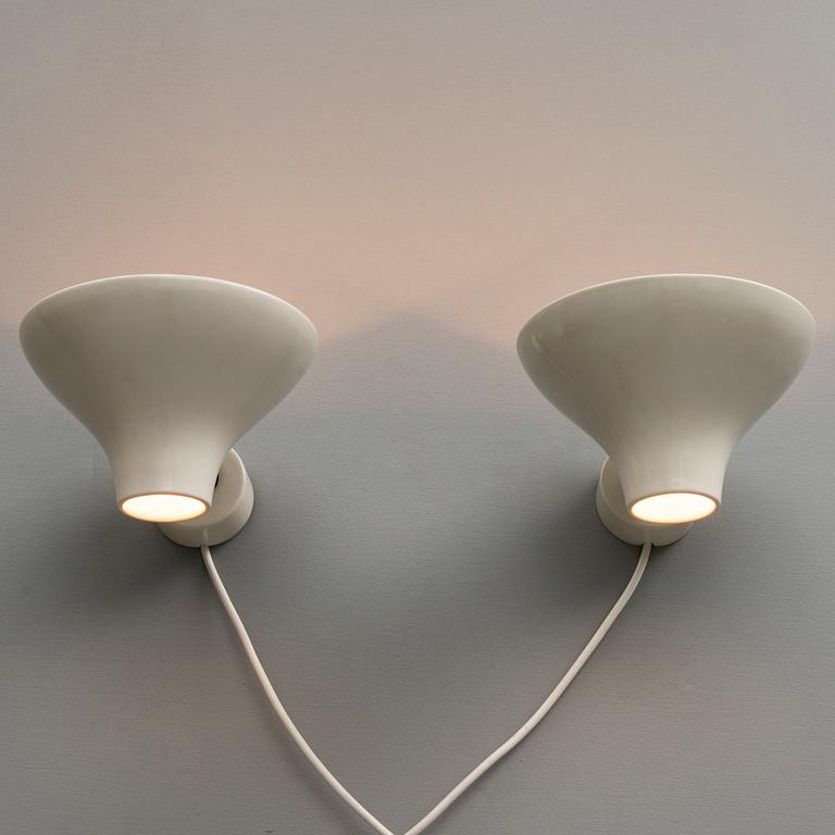 A pair of wall sconces for Byrolights, 2006.