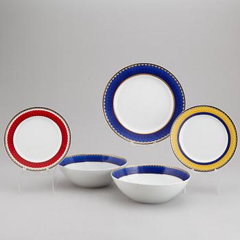 A Sigvard Bernadotte  service, Millenium design, 2000. (175 porcelain pieces and 96 cutlery pieces).