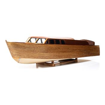 Boat model, 1950s.