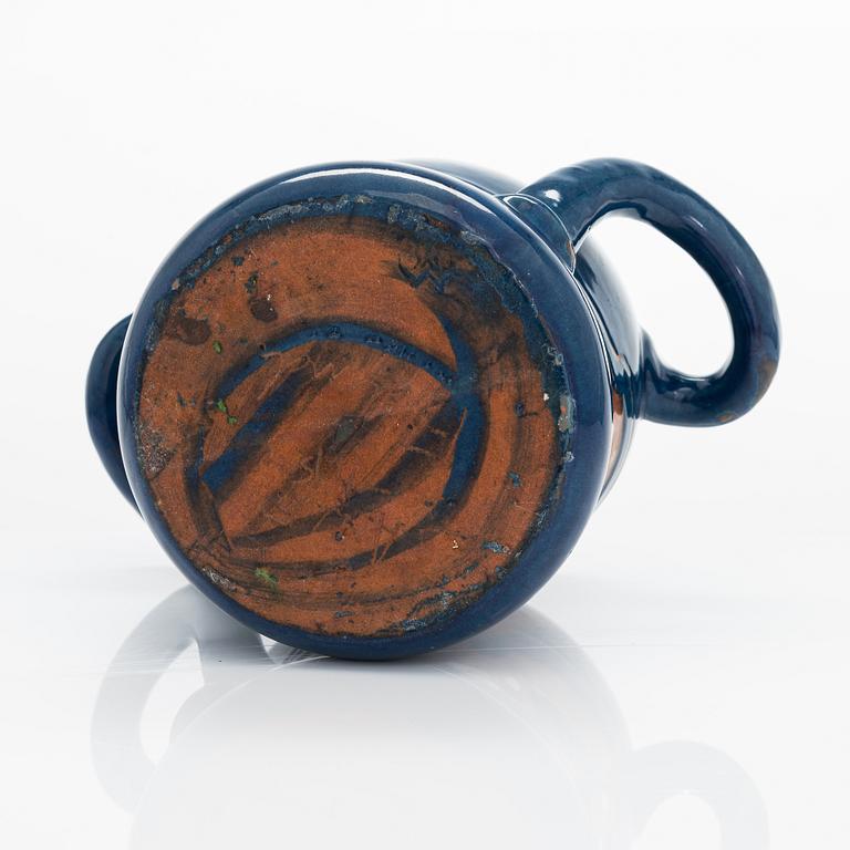 Alfred William Finch, a vase, signed A.W.F. IRIS Finland. Around year 1900.