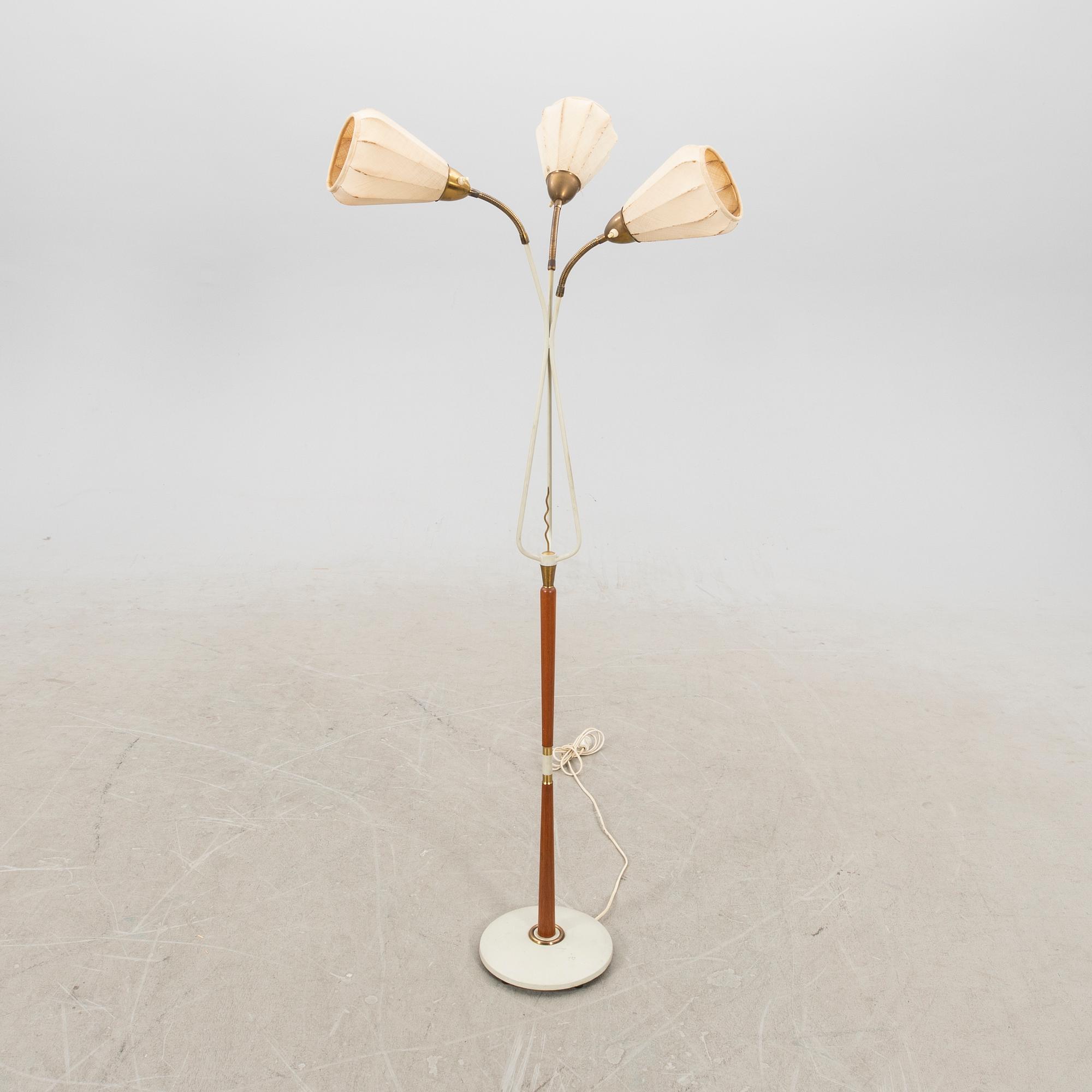 Floor lamp Möller armaturer Eskilstuna 1940/50s.