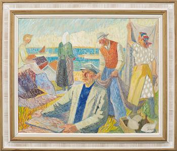 GUNNAR TORHAMN, oil on panel, signed.