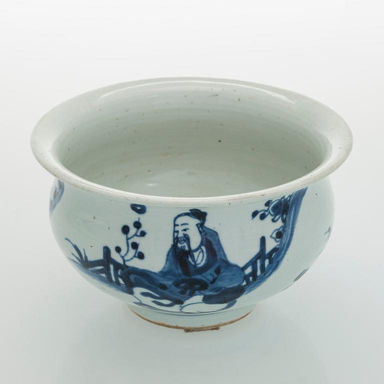 Vase and bowls 2 pcs, China.