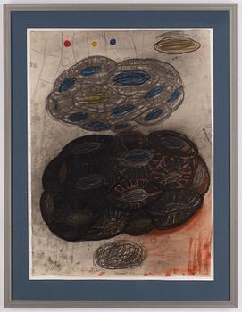 Terry Winters, lithographs in colours, 11, 1985-1986, signed. First lithograph numbered 26/39.
