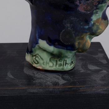 CARL-HARRY STÅLHANE, figurin, stengods, Designhuset, 1900-talets andra hälft.