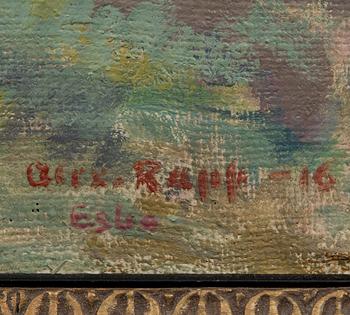 ALEX RAPP, olja på duk, signerad och daterad Esbo -16.