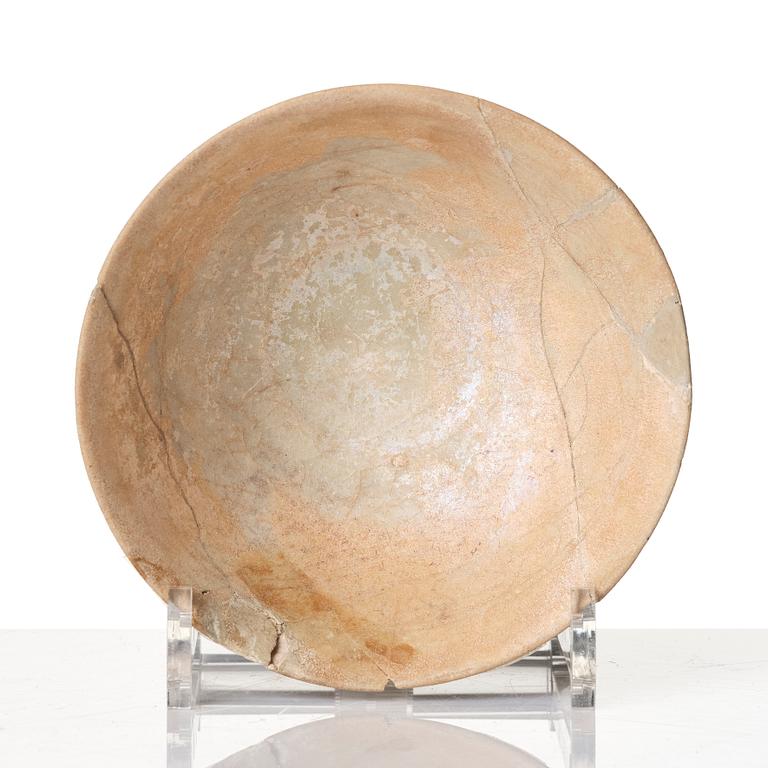 A Persian pottery bowl  13th century.