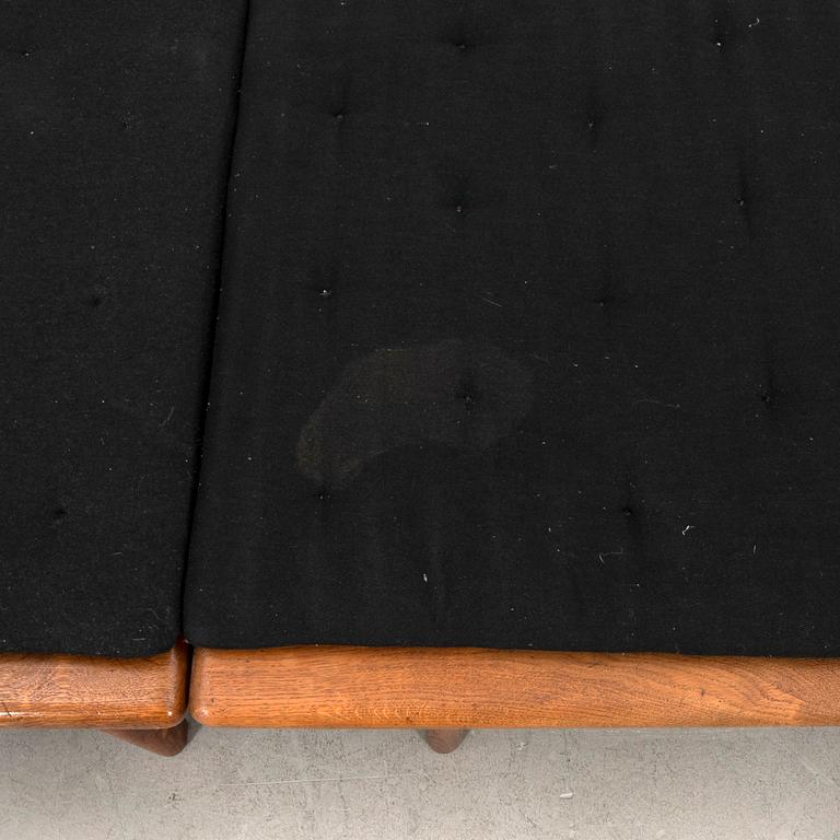 Hans J. Wegner, fåtölj med pall/dagbädd, GE-01 Getama Danmark 1900-talets senare del.