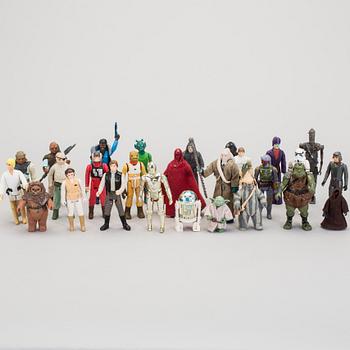 STAR WARS, 45 stycken figurer, Kenner, 1970/80-tal.