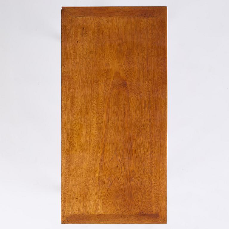 A late Gustavian mahogany games table, presumably by A. Nordström (Journeyman at G. Iwersson 1806-09).