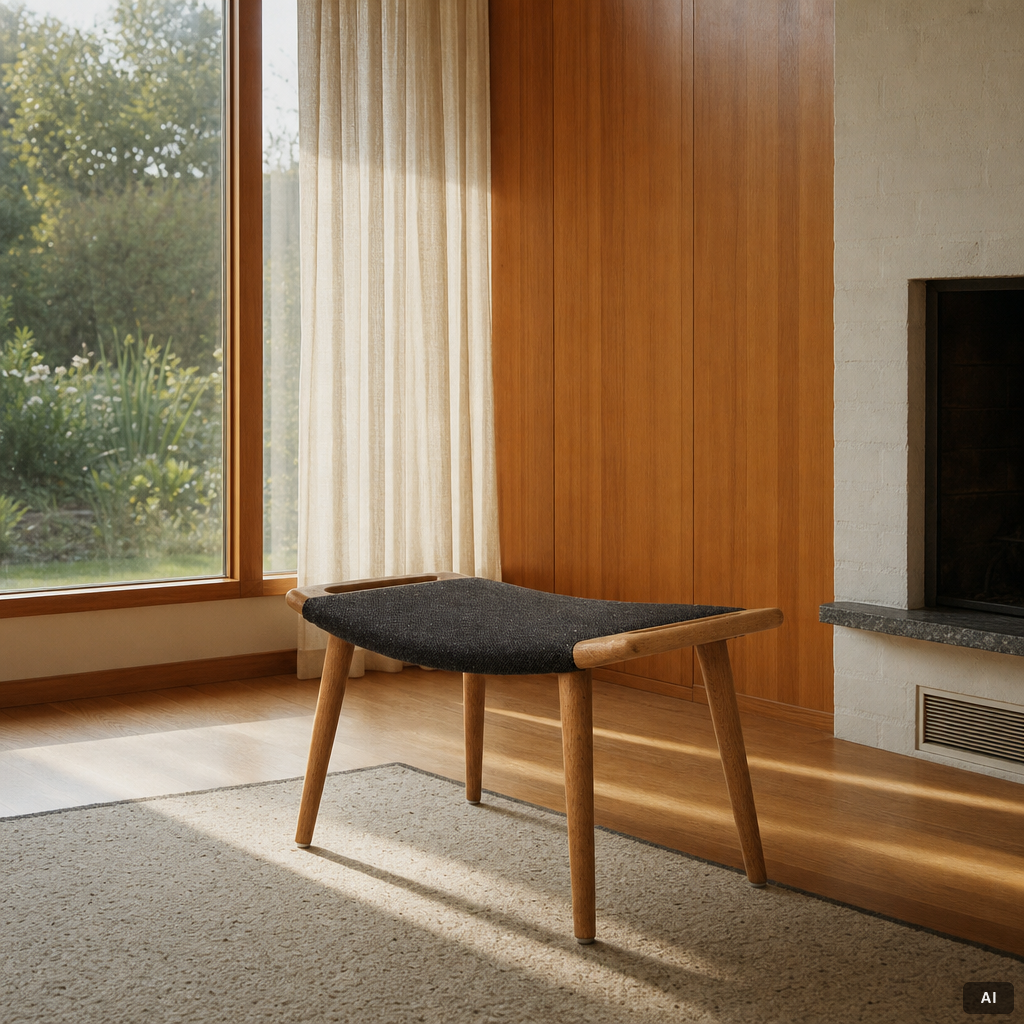 Hans J. Wegner, An 'AP29' foot rest, mid 20th century.