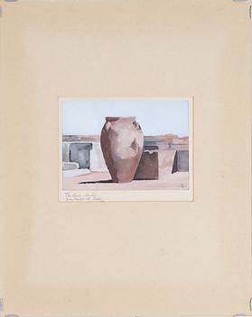 SIXTEN LUNDBOHM, gouache, signed and dated 1968.