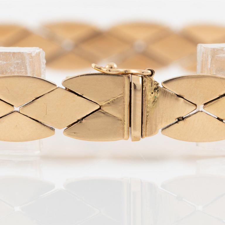 Armlänk, 18K guld, Italien.