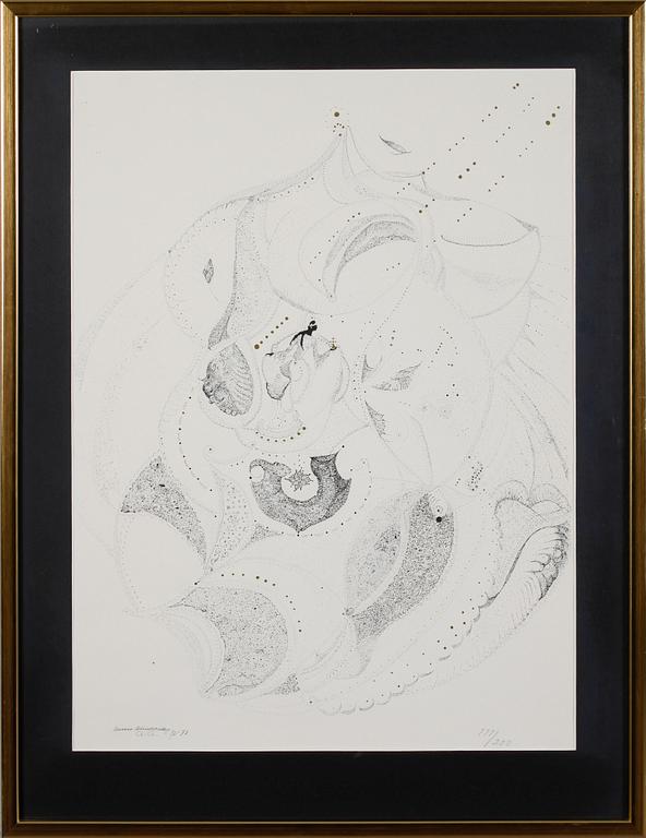 AURORA ALBINSDOTTER, litografi, monogramsignerad och numrerad 111/200.