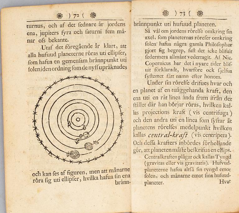 Astronomi, tre böcker 1700-1778 (3 vol).