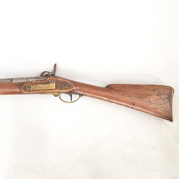 Rifle, flintlock, Norrtälje factory, model 1826 - 45, Sweden.