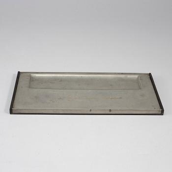 FOLKE ARSTRÖM, two pewter pieces, 1930's.