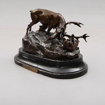 GYULA MAUGSCH, skulptur, brons, signerad och daterad 1928.