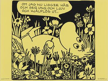 Moomin, offset poster.