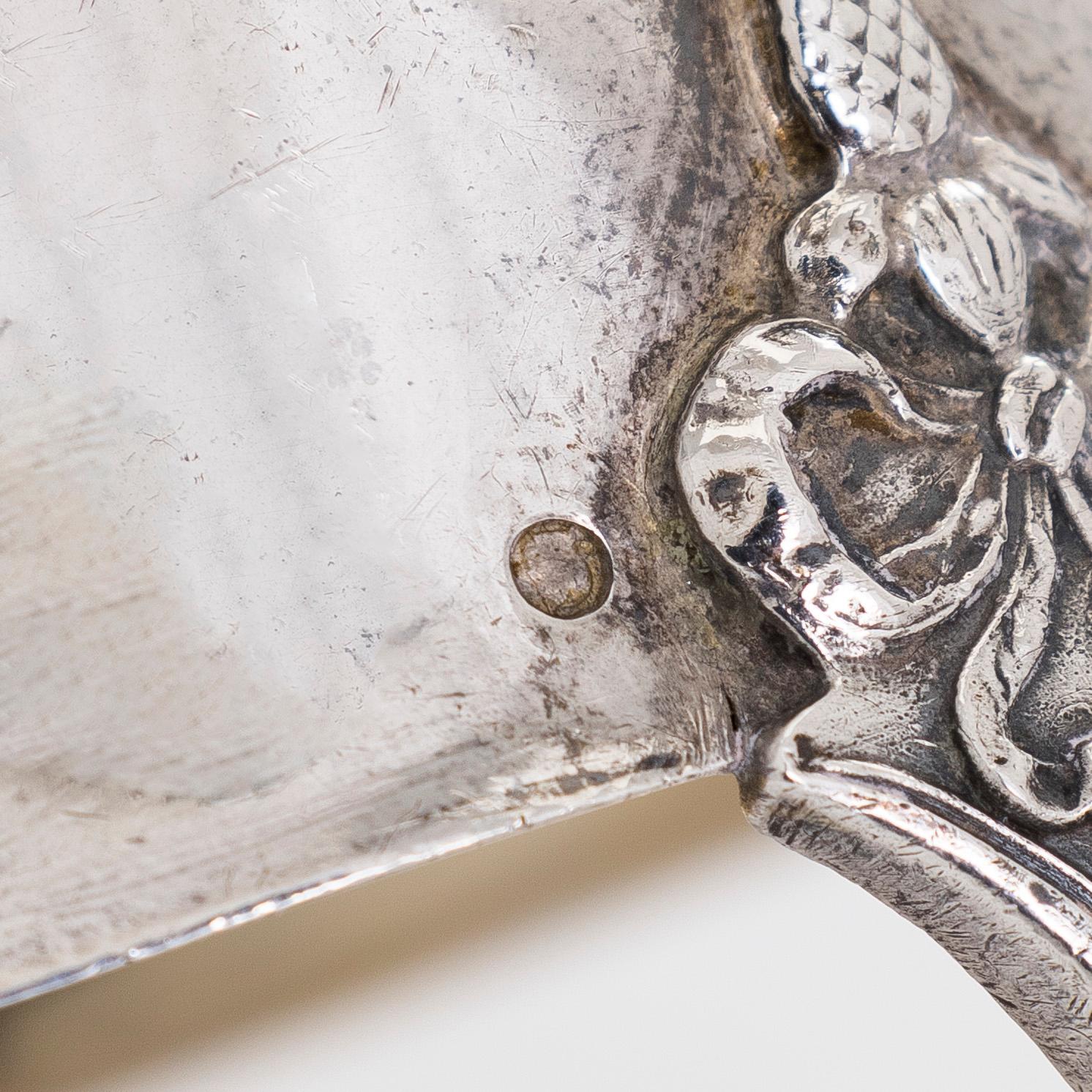 Slev, silver, delvis förgylld, Moskva, 1908-26. Oidentifierad mästarstämpel.