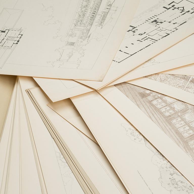 FRANK LLOYD WRIGHT. PORTFOLIO. Buildings, Plans, and Designs. New York: Horizon Press, (1963).