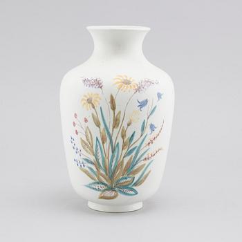 A stoneware vase by Lars Thorén for Rörstrand, around the mid 20th century.
