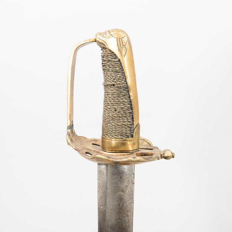 A Danish sabre, 18th/19th century.