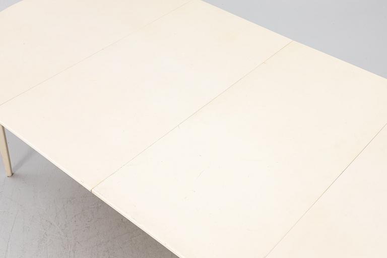 Carl Malmsten, a dining table with six chairs, end of the 20th century.