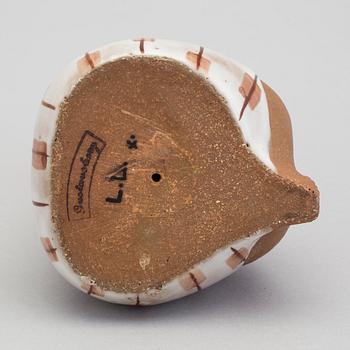A stoneware sculpture "Charlotta" by Lisa Larson, Gustavsberg.