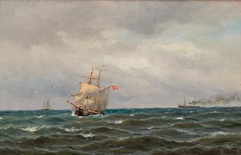 OSCAR KLEINEH, VESSELS AT SEA.