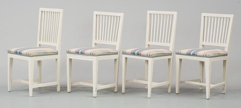 MATSALSGRUPP, 10 delar, gustaviansk stil, 1900-tal.