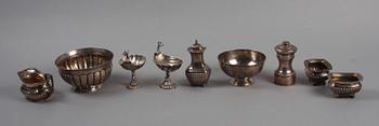 PARTI SILVER, 9 delar. Bl a England.