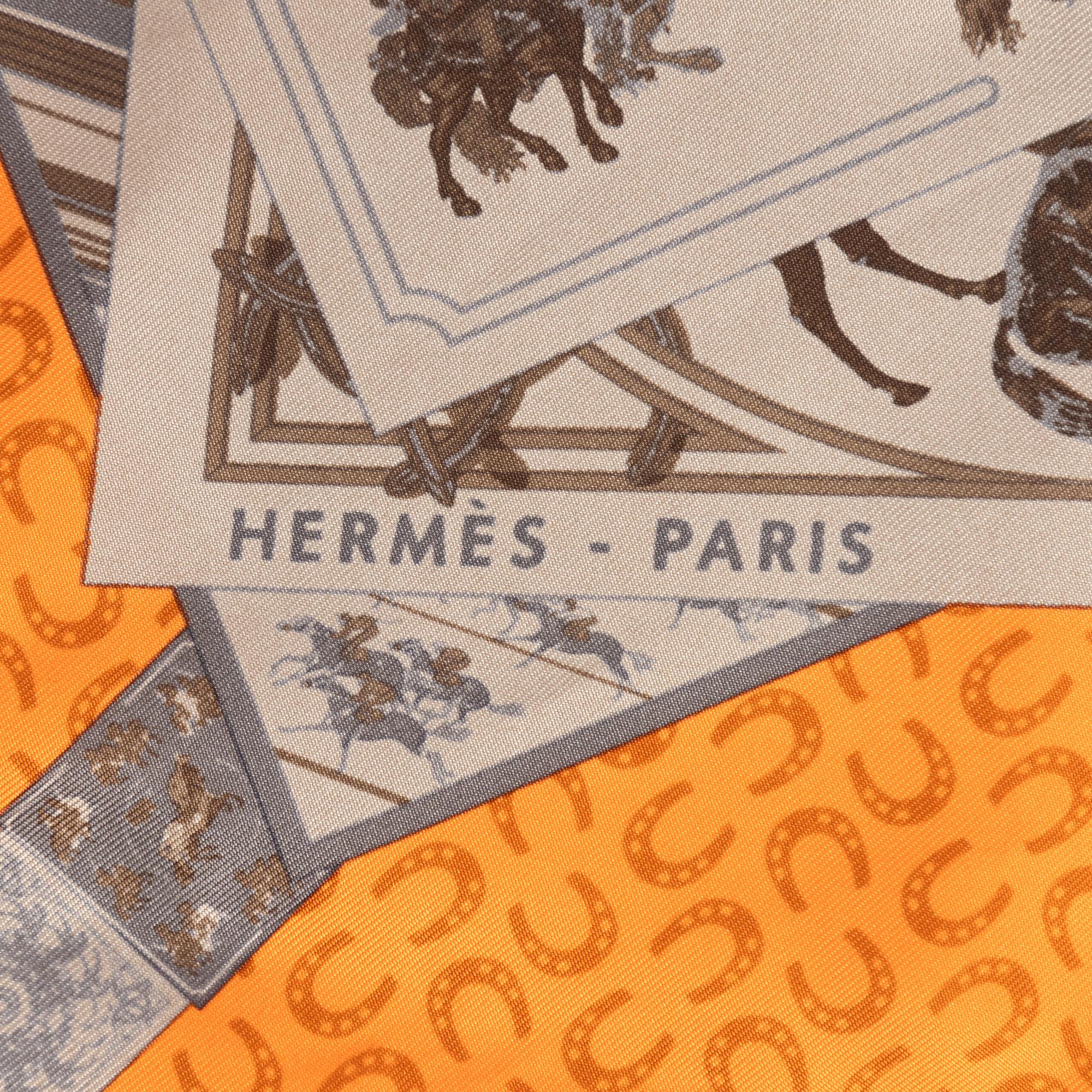 Hermès, scarf, "A Cheval sur mon Carre".