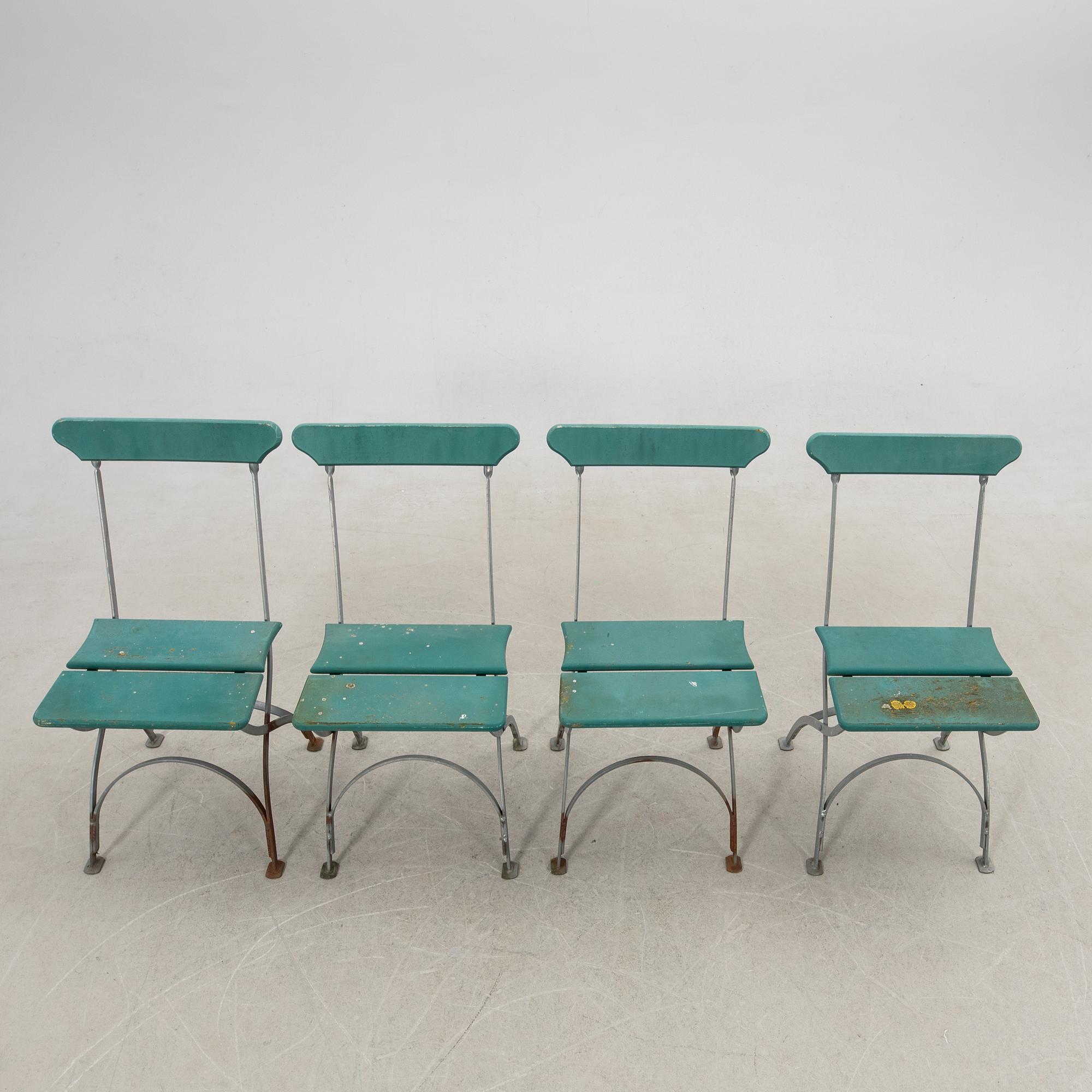 Garden group, 5 pieces, "The Brewery Series", Grythyttan, second half of the 20th century.